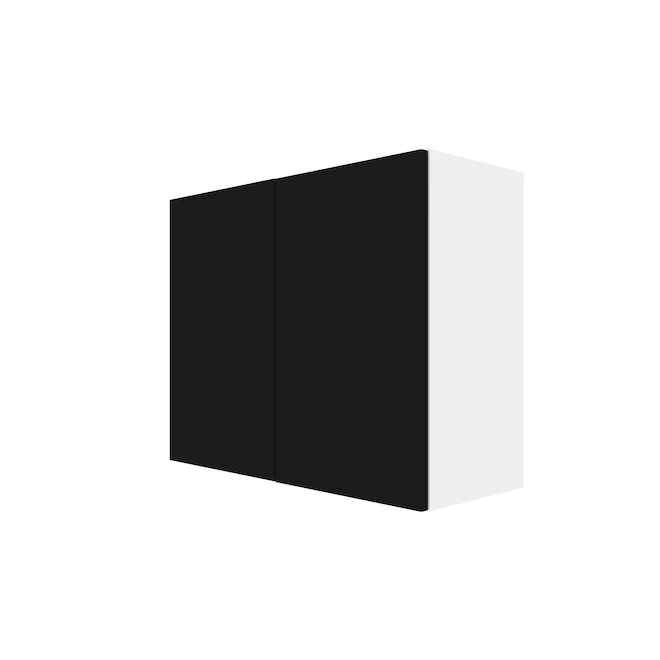 Eklipse Onyx Collection Medium Wall Cabinet 30-in x 24-in - Black 3 Eklipse Onyx Collection Medium Wall Cabinet 30-in x 24-in - Black