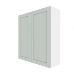 Eklipse Angelite Collection Tall Wall Cabinet - 33-in x 39-in - Grey