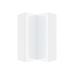 Eklipse Topaz Collection Wall Corner Tall Cabinet - 24-in x 39-in - White