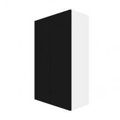 Eklipse Onyx Collection Tall Wall Cabinet 24-in x 39-in - Black