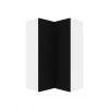 Eklipse Onyx Collection Wall Corner Tall Cabinet - 24-in x 39-in - Black -Deals Eclipse Kitchens Store 75396727 L