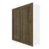 Eklipse Ruby Collection Tall Wall Cabinet - 33-in x 39-in - Wood Grain -Deals Eclipse Kitchens Store 75396729 L