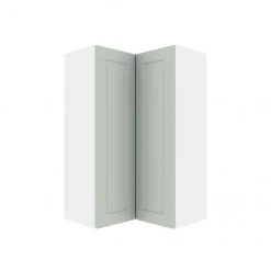 Eklipse Angelite Collection Tall Wall Corner Cabinet - 24-in x 39-in - Grey