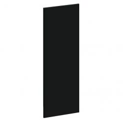 Eklipse Onyx Collection Melamine Tall Finishing Panel 30.25-in x 93-in - Black