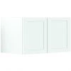 Eklipse Perle Collection Small Cabinet 36-in x 18-in - White 1 Eklipse Perle Collection Small Cabinet 36-in x 18-in - White -Deals Eclipse Kitchens Store 75396736 L