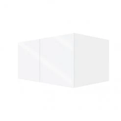 Eklipse Topaz Collection Small Cabinet 36-in x 18-in - White