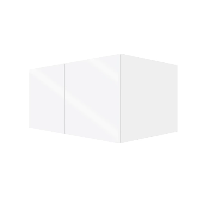 Eklipse Topaz Collection Small Cabinet 36-in x 18-in - White 3 Eklipse Topaz Collection Small Cabinet 36-in x 18-in - White