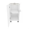 Eklipse Moonstone 18-in White Melamine 1-Door Base Cabinet -Deals Eclipse Kitchens Store 75396748c L