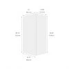 Eklipse Moonstone 15-in Wall Cabinet - Melamine - White 7 Eklipse Moonstone 15-in Wall Cabinet - Melamine - White -Deals Eclipse Kitchens Store 75396754b L