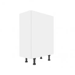 Eklipse Moonstone 12-in White Melamine 1-Door Base Cabinet