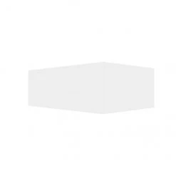 Eklipse Moonstone Collection Above Refrigerator Cabinet 33-in x 12-in - White