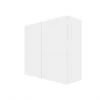 Eklipse Moonstone 33-in White Melamine 2-Door Kitchen Wall Cabinet -Deals Eclipse Kitchens Store 75396772 L