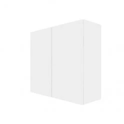 Eklipse Moonstone 33-in White Melamine 2-Door Kitchen Wall Cabinet
