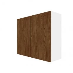 Eklipse Saphir 36-in Brown Melamine 2-Door Kitchen Wall Cabinet