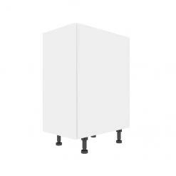 Eklipse Moonstone 15-in White Melamine 1-Door Base Cabinet