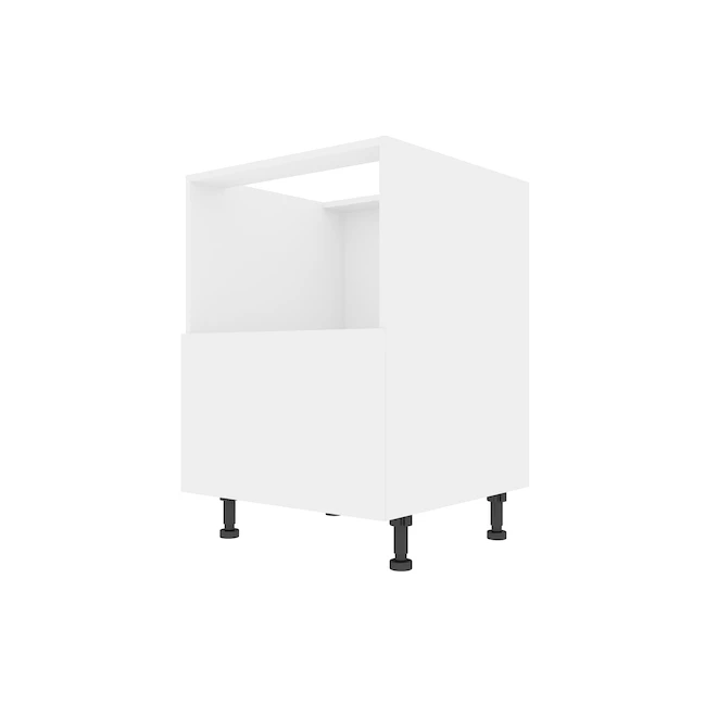 Eklipse Moonstone 24-in White Melamine 1-Drawer Base Cabinet 3 Eklipse Moonstone 24-in White Melamine 1-Drawer Base Cabinet