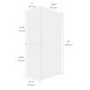 Eklipse Moonstone 15-in White Melamine 2-Door Top Pantry Cabinet -Deals Eclipse Kitchens Store 75396779b L