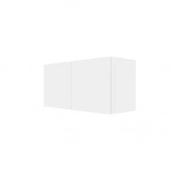 Eklipse Moonstone 30-in White Melamine 2-Door Wall Cabinet