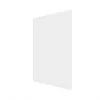 Eklipse Moonstone 24-in x 34.75-in White Melamine Dishwasher Panel -Deals Eclipse Kitchens Store 75396781 L