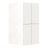Eklipse Moonstone 24-in White Melamine 4-Door Top Pantry Cabinet -Deals Eclipse Kitchens Store 75396783 L