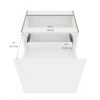 Eklipse Moonstone 30-in White Melamine 2-Drawer Base Cabinet 8 Eklipse Moonstone 30-in White Melamine 2-Drawer Base Cabinet -Deals Eclipse Kitchens Store 75396785c L