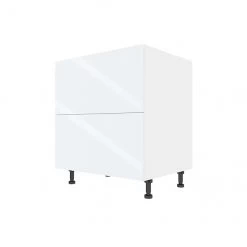 Eklipse Topaz 30.25-in x 34.75-in x 24.38-in Particleboard 2-Drawer Kitchen Base Cabinet