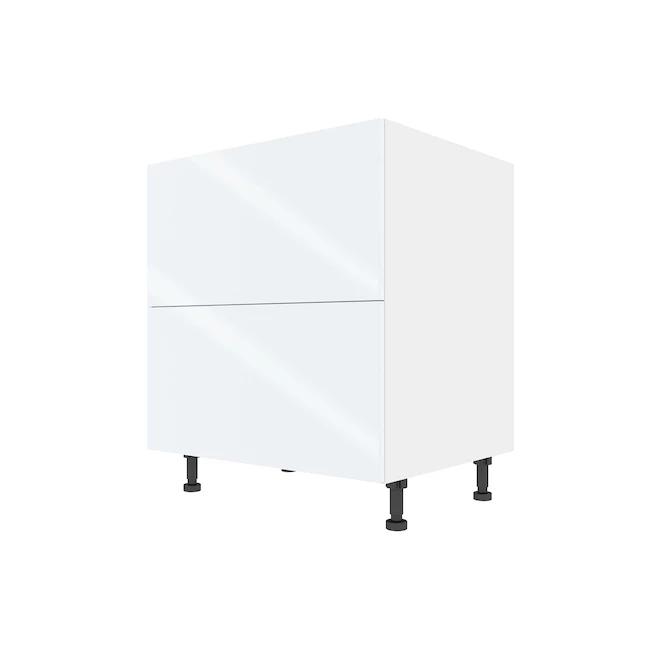 Eklipse Topaz 30.25-in x 34.75-in x 24.38-in Particleboard 2-Drawer Kitchen Base Cabinet 3 Eklipse Topaz 30.25-in x 34.75-in x 24.38-in Particleboard 2-Drawer Kitchen Base Cabinet