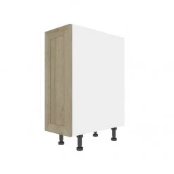 Eklipse Coral 12-in x 34.75-in x 24.38-in Particleboard 1-Door Kitchen Base Cabinet