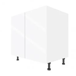 Eklipse Topaz 35.88-in x 34.75-in x 24.38-in Particleboard 2-Door Kitchen Base Cabinet