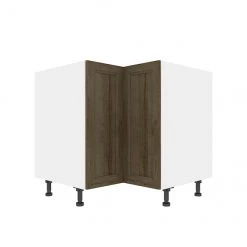 Eklipse Ruby 35.88-in x 34.75-in x 36.25-in Particleboard 2-Door Kitchen Base Corner Cabinet