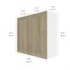 Eklipse Coral 33.06-in x 30.25-in x 12,38 po Particleboard 2-Door Kitchen Wall Cabinet 7 Eklipse Coral 33.06-in x 30.25-in x 12,38 po Particleboard 2-Door Kitchen Wall Cabinet -Deals Eclipse Kitchens Store 75396823b L