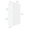 Eklipse Topaz 15.13-in x 30.25-in x 24.38-in Particleboard 2-Door Top Pantry Cabinet -Deals Eclipse Kitchens Store 75396832b L