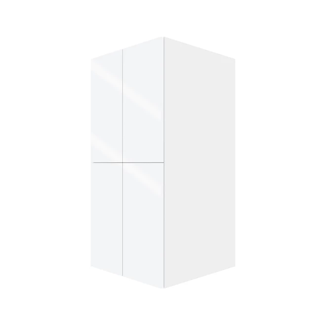 Eklipse Topaz 23.94-in x 49-in x 24.38-in Particleboard 4-Door Top Pantry Cabinet 3 Eklipse Topaz 23.94-in x 49-in x 24.38-in Particleboard 4-Door Top Pantry Cabinet