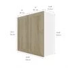 Eklipse Coral 30.25-in x 30.25-in x 12.38-in Particleboard 2-Door Kitchen Wall Cabinet 7 Eklipse Coral 30.25-in x 30.25-in x 12.38-in Particleboard 2-Door Kitchen Wall Cabinet -Deals Eclipse Kitchens Store 75396837b L