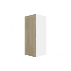 Eklipse Coral 12-in x 30.25-in x 12.38-in Particleboard 1-Door Kitchen Wall Cabinet