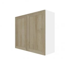 Eklipse Coral 35.88-in x 30.25-in x 12.38-in Particleboard 2-Door Kitchen Wall Cabinet