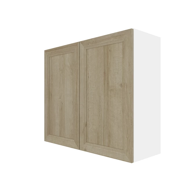 Eklipse Coral 35.88-in x 30.25-in x 12.38-in Particleboard 2-Door Kitchen Wall Cabinet 3 Eklipse Coral 35.88-in x 30.25-in x 12.38-in Particleboard 2-Door Kitchen Wall Cabinet