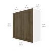 Eklipse Ruby 30.25-in x 30.25-in x 12.38-in Particleboard 2-Door Kitchen Wall Cabinet -Deals Eclipse Kitchens Store 75396841b L