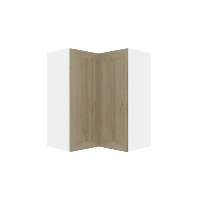 Eklipse Coral 24.25-in x 30.25-in x 24.25-in Particleboard 2-Door Kitchen Wall Corner Cabinet 3 Eklipse Coral 24.25-in x 30.25-in x 24.25-in Particleboard 2-Door Kitchen Wall Corner Cabinet