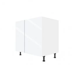 Eklipse Topaz 36.25-in x 34.75-in x 36.25-in Particleboard 1-Door Base Hidden Corner Cabinet