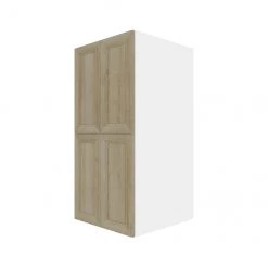 Eklipse Coral 23.94-in x 49-in x 24.38-in Particleboard 4-Door Top Pantry Cabinet