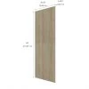 Eklipse Coral 30.25-in x 84-in x 0.63-in Finishing Utility and Pantry Cabinet Panel -Deals Eclipse Kitchens Store 75396865b L